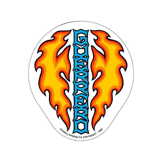 Bones Brigade 5.125" x 4.5" Guerrero Dagger Skateboard Sticker 5150 Skate Shop