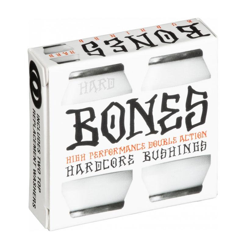 Bones (HARD) Black/White Skateboard Truck Bushing Set of 2-5150 Skate Shop