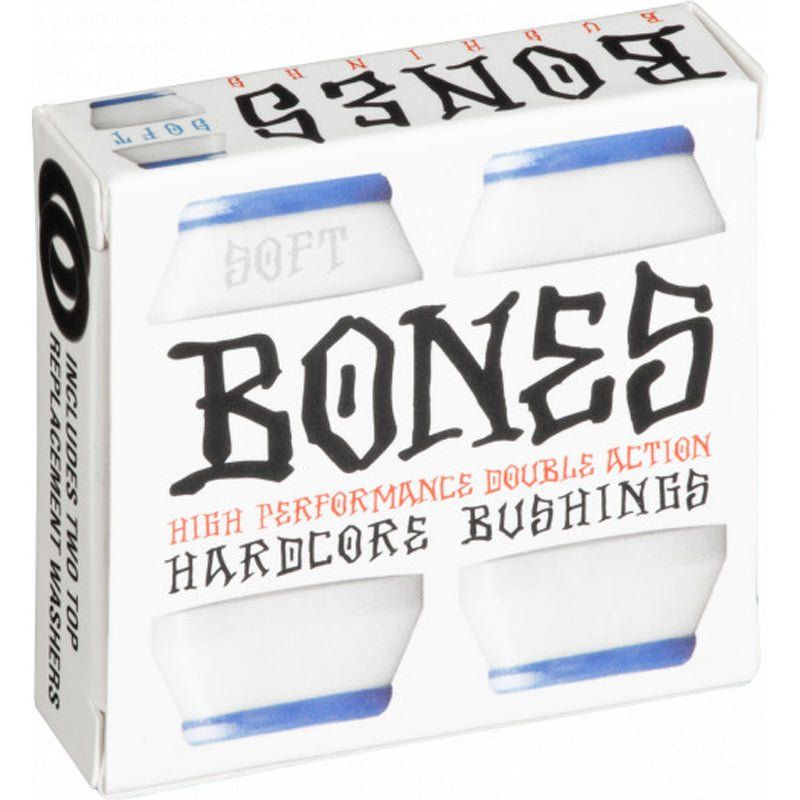 Bones (SOFT) Blue/White Skateboard Truck Bushing Set of 2 5150 Skate Shop
