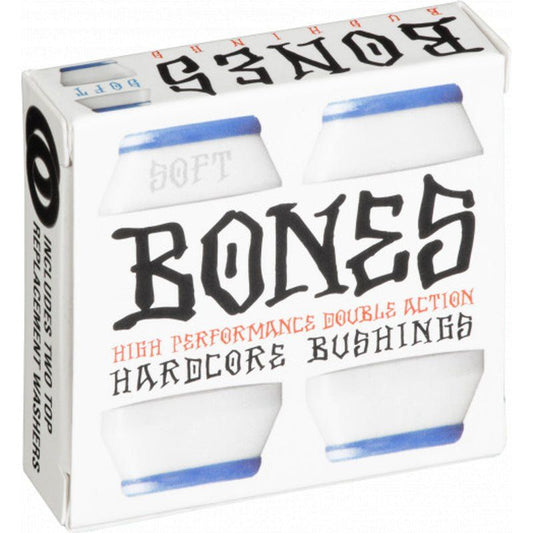 Bones (SOFT) Blue/White Skateboard Truck Bushing Set of 2 5150 Skate Shop
