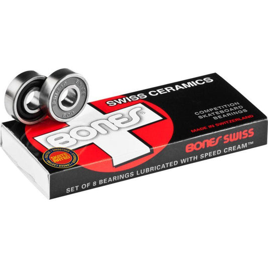 Bones® Swiss Ceramic Skateboard Bearings (8 Pack) 5150 Skate Shop