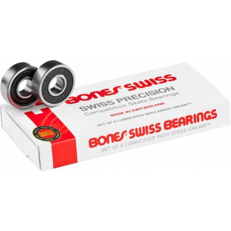 Bones Swiss Skateboard Bearings (8 Pack) 5150 Skate Shop