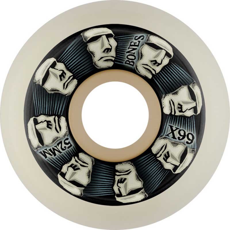 BONES WHEELS X-Formula X-Ninety-Nine Head Rush 52 V5 Sidecut 99A 4pk-5150 Skate Shop