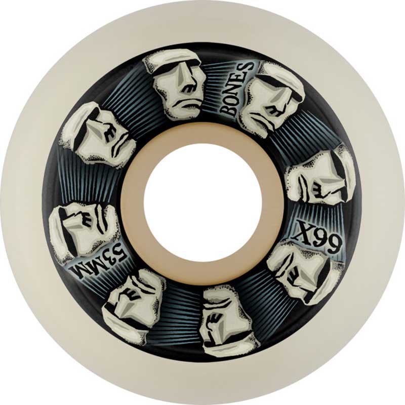 BONES WHEELS X-Formula X-Ninety-Nine Head Rush 53 V5 Sidecut 99A 4pk-5150 Skate Shop