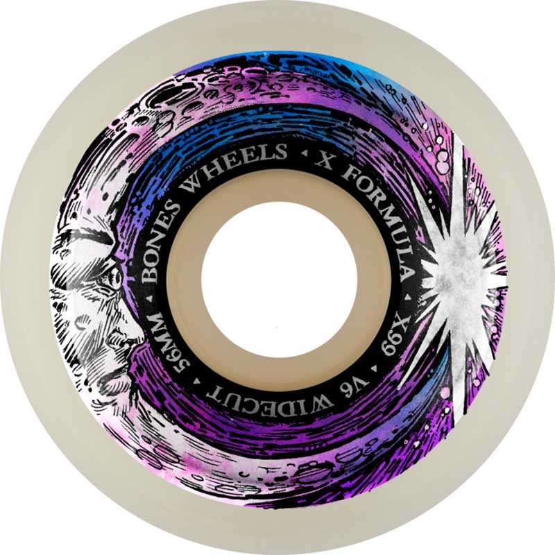 BONES WHEELS X-Formula X-Ninety-Nine Moon Beam 56 V6 Wide-Cut 99A 4pk-5150 Skate Shop