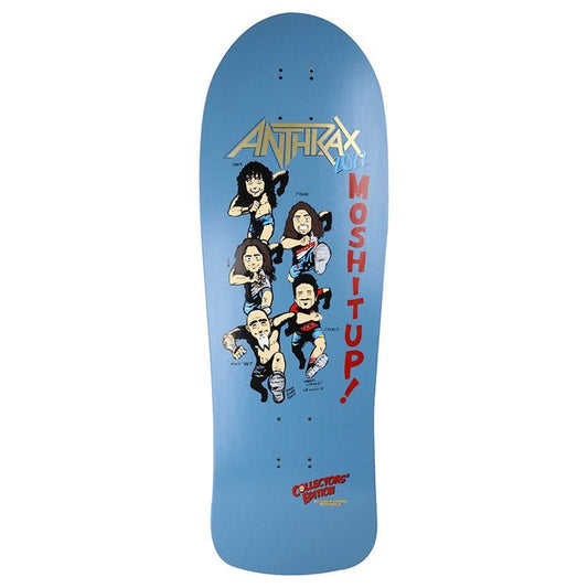Brand-X Anthrax 2022 Collectors Edition 10" x 30" Shaped (Hand Screened) Skateboard Deck 5150 Skate Shop