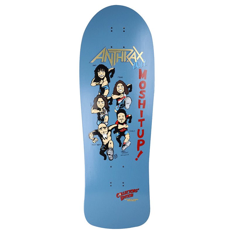 Brand-X Anthrax 2022 Collectors Edition 10" x 30" Shaped (Hand Screened) Skateboard Deck-5150 Skate Shop