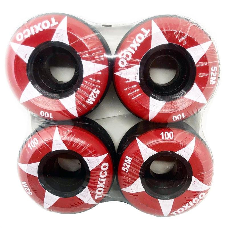 Brand-X-Toxic 52mm/100a Toxico Oil Slick Skateboard Wheels 4pk - 5150 Skate Shop