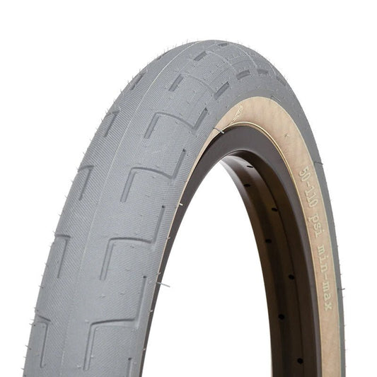 BSD BMX Donnastreet (Grey w/Tanwall) 2.3" Grey w/Tanwall Bicycle Tire - 5150 Skate Shop