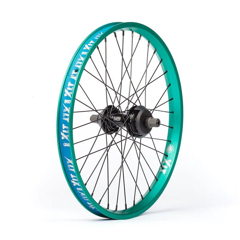 BSD BMX XLT Revolution Freecoaster (Teal) RHD Rear Bicycle Wheel 5150 Skate Shop