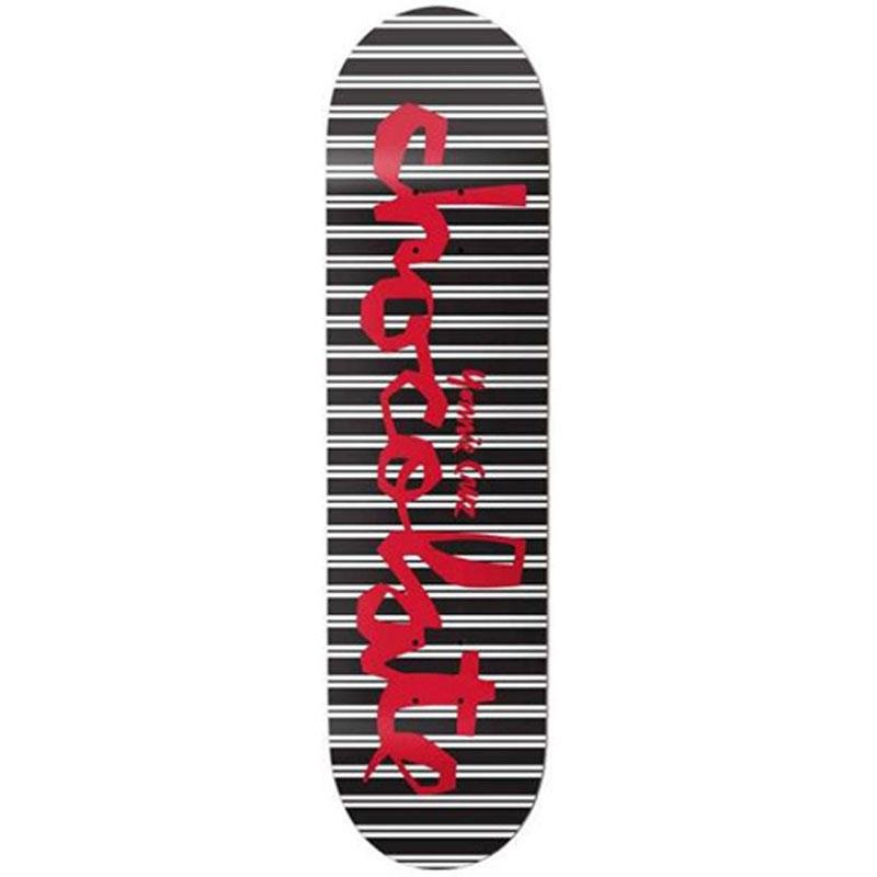 Chocolate 8.375” x 31.75" Cruz Striped Chunk Skateboard Deck - 5150 Skate Shop