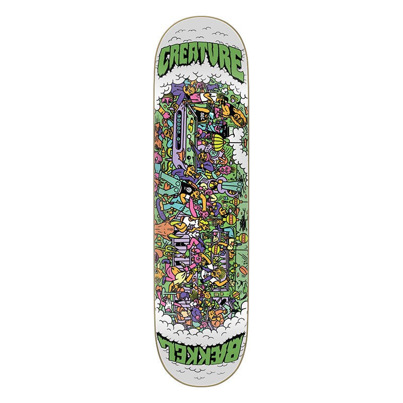 Creature 8.0" x 31.8" Baekkel Bar Crawl SM Pro Skateboard Deck - 5150 Skate Shop