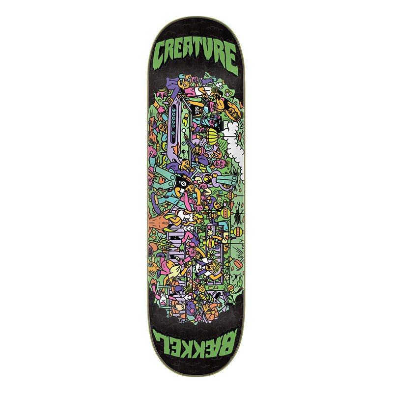 Creature 8.6" x 32.11" Baekkel Bar Crawl LG Pro Skateboard Deck-5150 Skate Shop