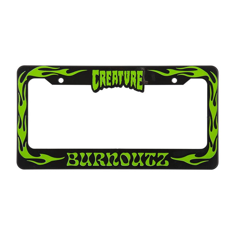 Creature Skateboards Burnoutz License Plate Frame - 5150 Skate Shop
