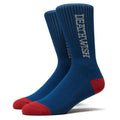 Deathwish Antidote Ribbed Crew Navy/Red Socks-5150 Skate Shop