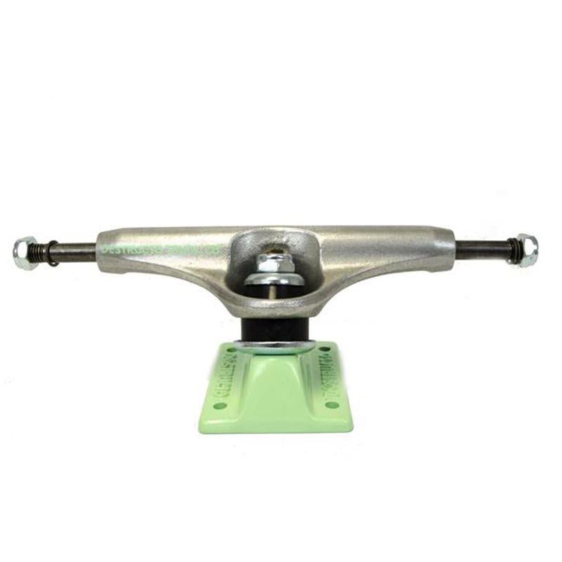 Destructo 5.5 D1 Sendai Mid Mag Lime/Silver Skateboard Trucks 2pk-5150 Skate Shop