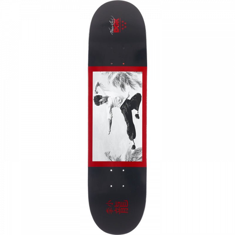 DGK 8.06" Bruce Lee Flying Man Black Skateboard Deck - 5150 Skate Shop