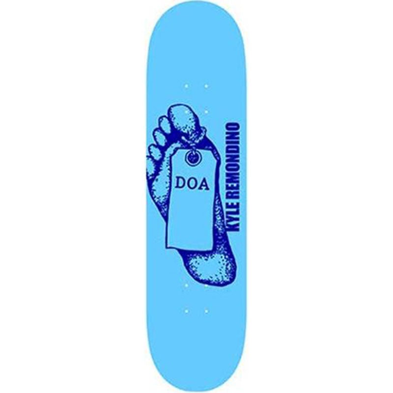 D.O.A. 8.25" Remondino Toe Tag Skateboard Deck - 5150 Skate Shop