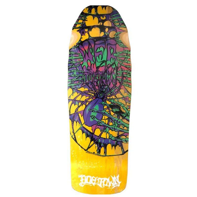 Dogtown 10.25" x 30.825” Web Reissue (YELLOW STAIN) Skateboard Deck 5150 Skate Shop