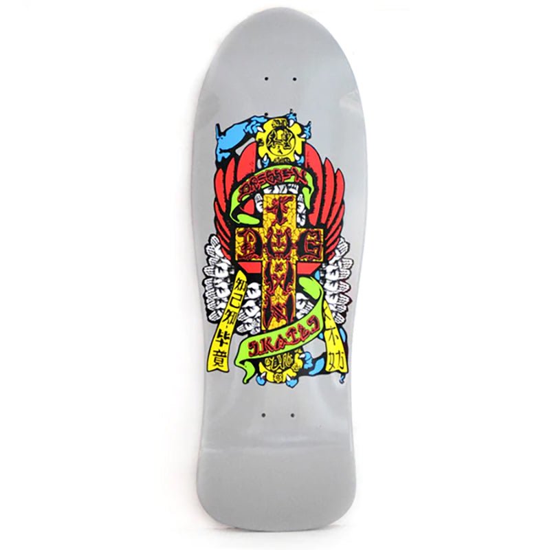 Dogtown 10.125" x 30.325" Eric Dressen Hands 80s Reissue Warm Grey Dip Skateboard Deck-5150 Skate Shop