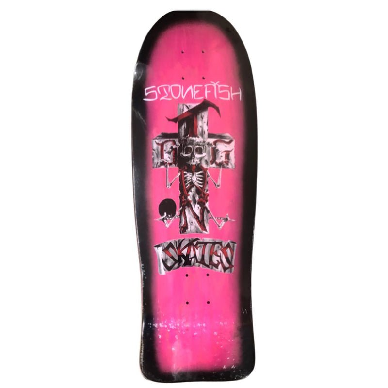 Dogtown 10.125" x 30.325" Stonefish Reissue Red/Black Fade Skateboard Deck-5150 Skate Shop