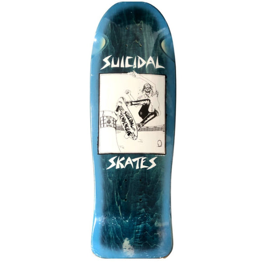 Dogtown 10.125" x 30.325" Suicidal Pool Skater Reissue Blue/Blue Skateboard Deck-5150 Skate Shop