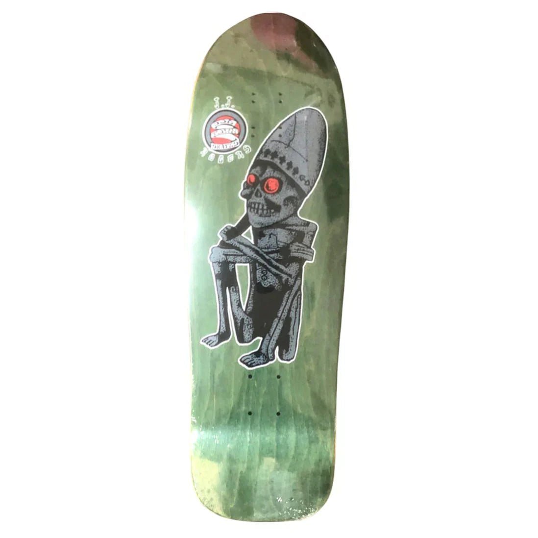 Dogtown 10.125" x 32.25" (ARMY GREEN STAIN) JJ Rogers 'God of Death' Skateboard Deck-5150 Skate Shop