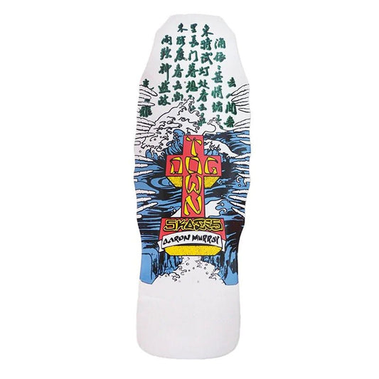 Dogtown 10.219" x 30.91" Aaron Murray Fingers 80s ReIssue (FULL WHITE DIP) Skateboard Deck-5150 Skate Shop