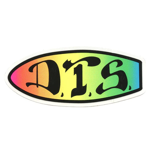 Dogtown 4" (Large) DTS Neon Sticker-5150 Skate Shop