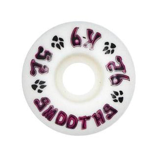 Dogtown 52mm x 92a K-9 Smooths White Skateboard Wheels 4pk-5150 Skate Shop