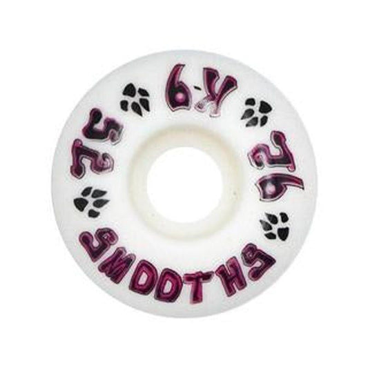 Dogtown 52mm x 92a K-9 Smooths White Skateboard Wheels 4pk 5150 Skate Shop