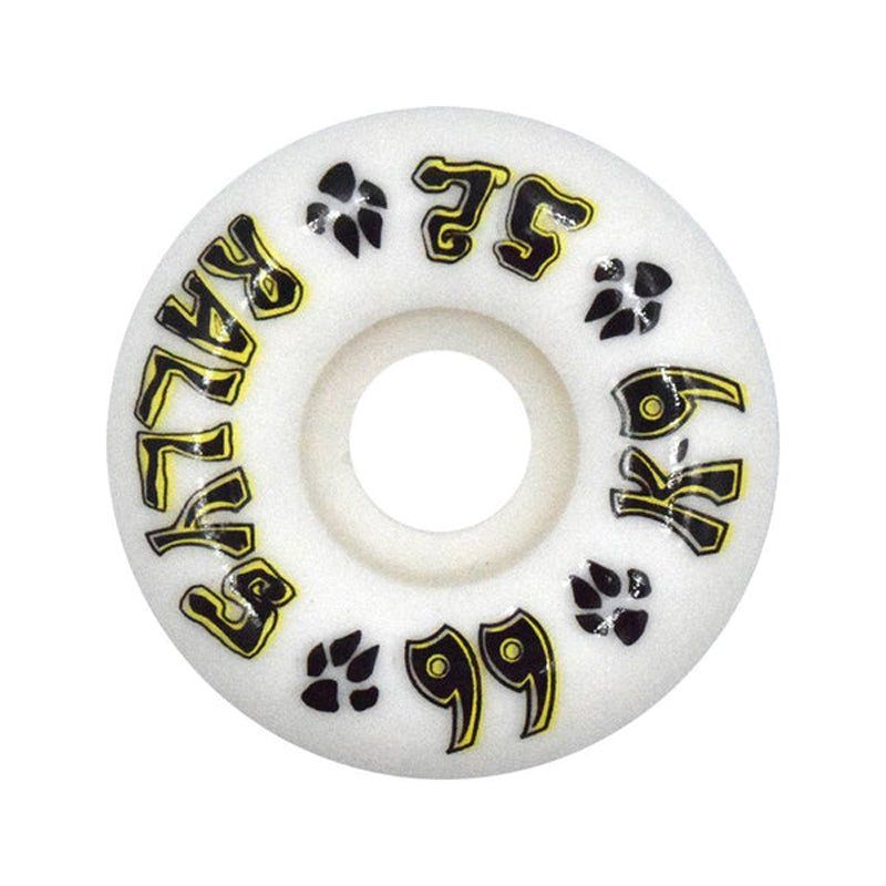 Dogtown 52mm x 99a K-9 Rallys White Skateboard Wheels 4pk 5150 Skate Shop