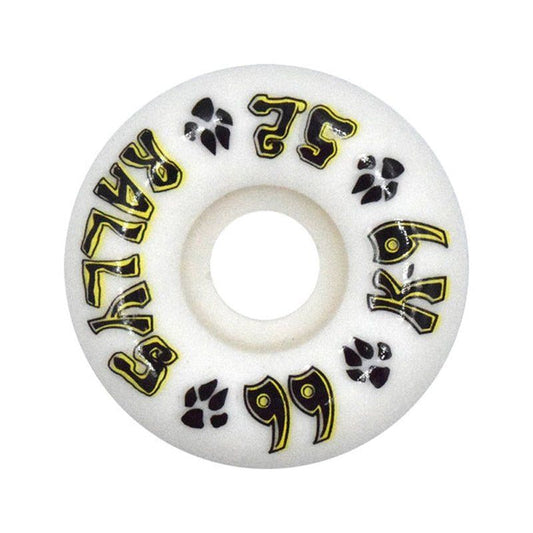Dogtown 52mm x 99a K-9 Rallys White Skateboard Wheels 4pk 5150 Skate Shop