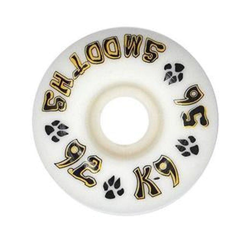 Dogtown 56mm x 92a K-9 Smooths White Skateboard Wheels 4pk 5150 Skate Shop