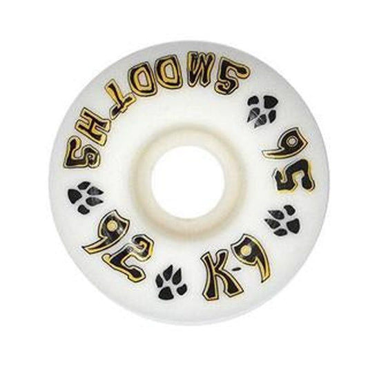 Dogtown 56mm x 92a K-9 Smooths White Skateboard Wheels 4pk 5150 Skate Shop