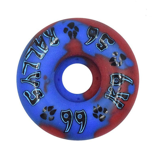 Dogtown 56mm x 99a K-9 Rallys Red / Blue Swirl Skateboard Wheels 4pk-5150 Skate Shop