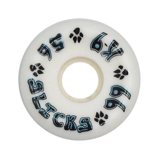 Dogtown 56mm x 99a K-9 Slicks White Skateboard Wheels 4pk 5150 Skate Shop