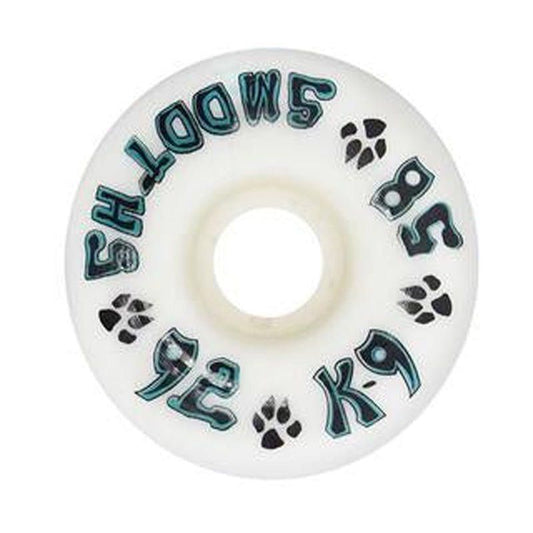 Dogtown 58mm x 92a K-9 Smooths White Skateboard Wheels 4pk 5150 Skate Shop