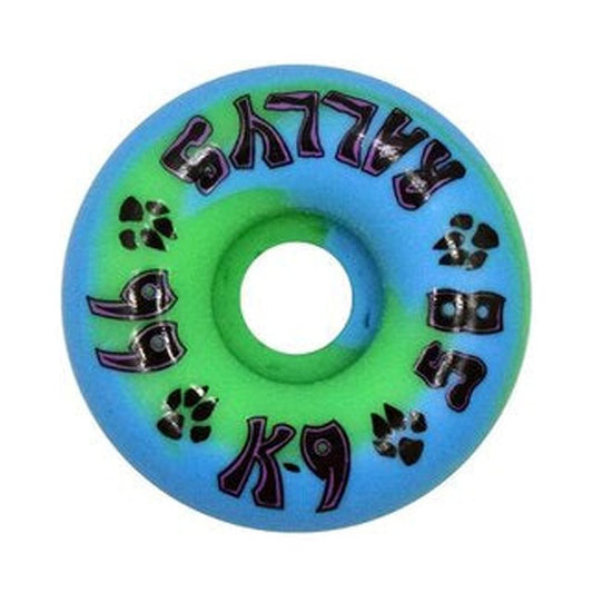 Dogtown 58mm x 99a K-9 Rallys Blue / Green Swirl Skateboard Wheels 4pk-5150 Skate Shop