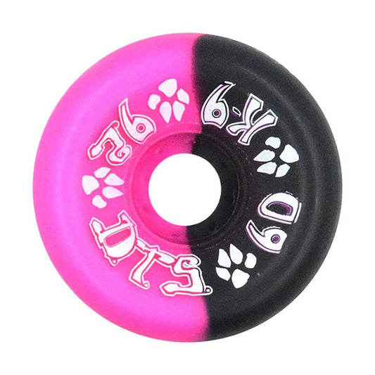 Dogtown 60mm x 92a Pink/Black 50/50 K-9 80s Skateboard Wheels 4pk-5150 Skate Shop