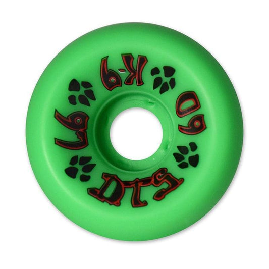 Dogtown 60mm x 97a K-9 80's Green Skateboard Wheels 4pk-5150 Skate Shop