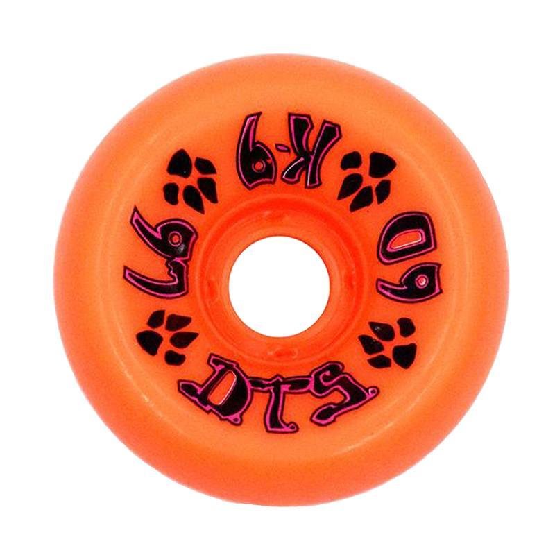 Dogtown 60mm x 97a K-9 80's Neon Orange Skateboard Wheels 4pk - 5150 Skate Shop