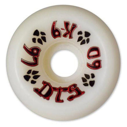Dogtown 60mm x 97a K-9 80s White Skateboard Wheels 4pk 5150 Skate Shop
