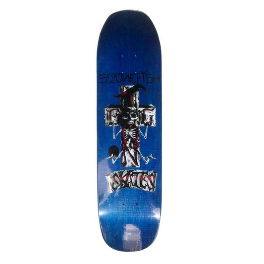 Dogtown 8.25” Stone Fish Pool Blue Stain/Red Trim Skateboard Deck-5150 Skate Shop