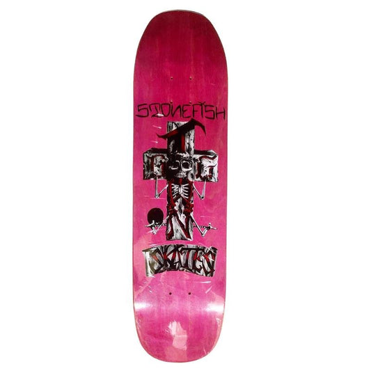 Dogtown 8.25" x 32.2" Stone Fish Pool Purple Stain Skateboard Deck-5150 Skate Shop