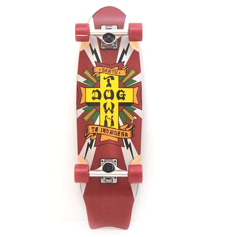 Dogtown 8.5" x 28.75" Death To Invaders Mini Cruiser Complete Skateboard - 5150 Skate Shop