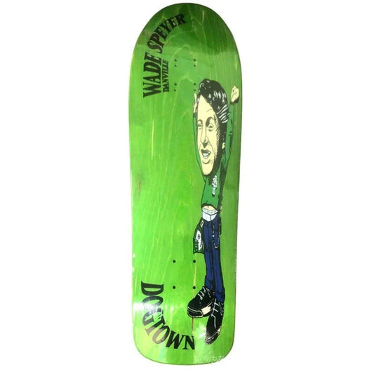 Dogtown 9.75" x 31.375" (GREEN STAIN) Wade Speyer Victory Skateboard Deck 5150 Skate Shop