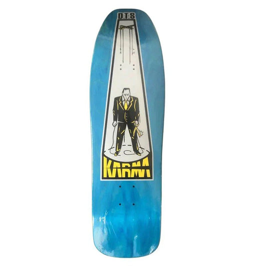 Dogtown 9.625" x 32.375" Karma Tsocheff Puppet (Blue Stain) Skateboard Deck - 5150 Skate Shop