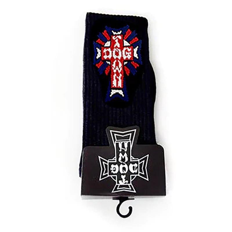 Dogtown Cross Logo Color Crew Socks 1 Pair-5150 Skate Shop