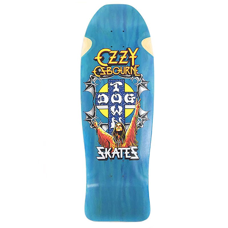 Dogtown Ozzy Osbourne 10.125" x 30.325" Blue Stain Skateboard Deck - 5150 Skate Shop
